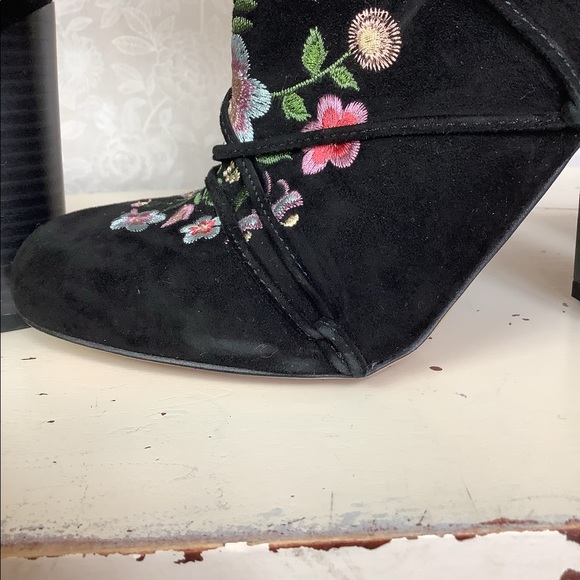 Sam Edelman Embroidered Suede Boots - Picture 4 of 14